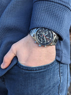 Black Sport Chronograph - SJB-DIAMOND ELITES