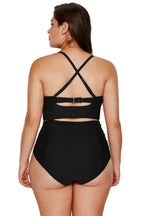Floral Lace Swimsuit Set | High Waist Bikini | Rash Guard