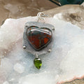 Bloodstone On 925 Silver Pendant - SJB-DIAMOND ELITES