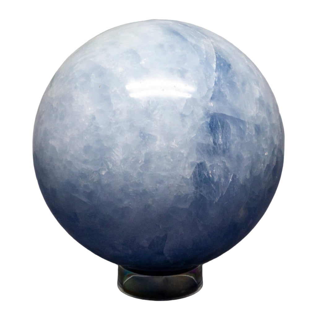 Blue Calcite Spheres 72-93mm - SJB-DIAMOND ELITES