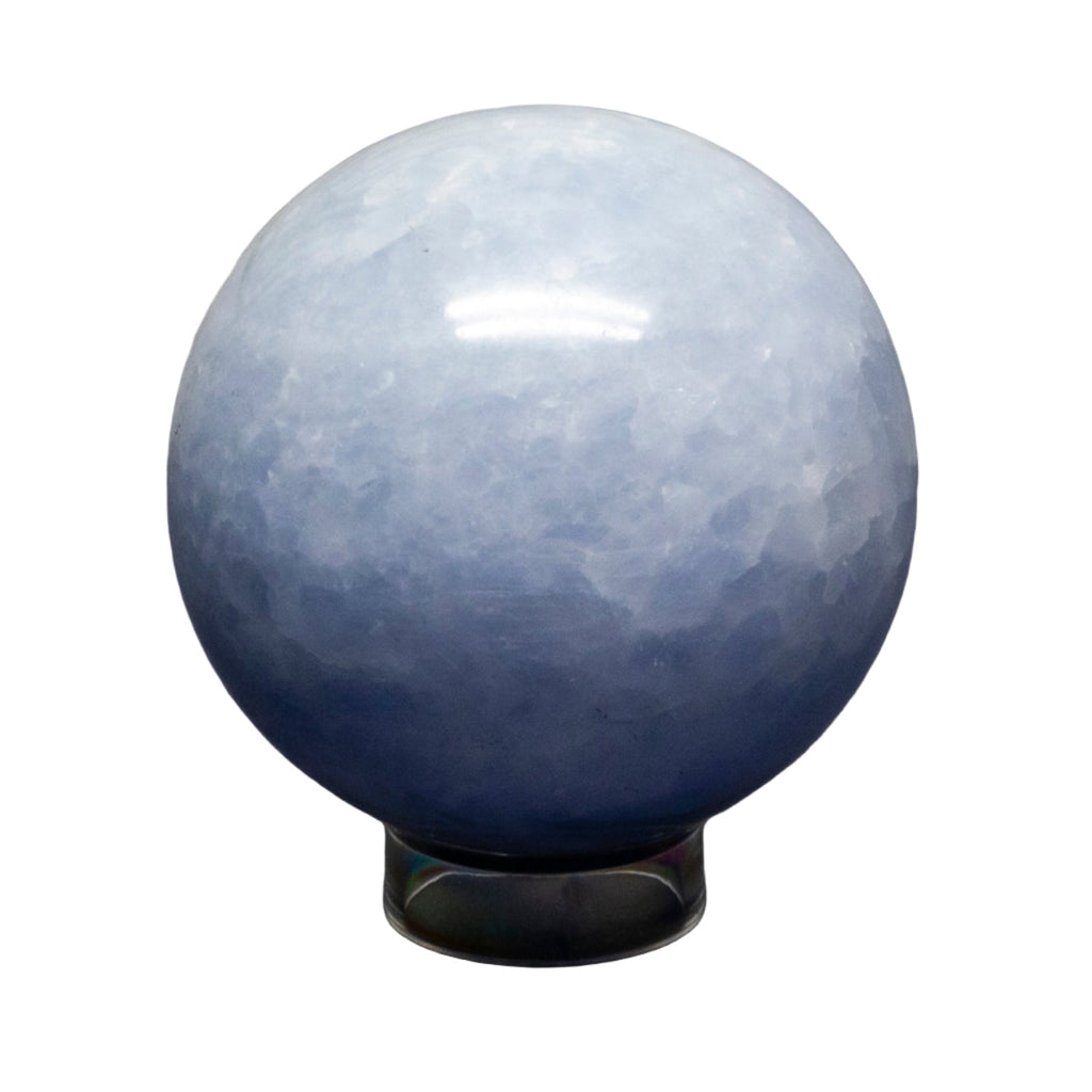 Blue Calcite Spheres 72-93mm - SJB-DIAMOND ELITES