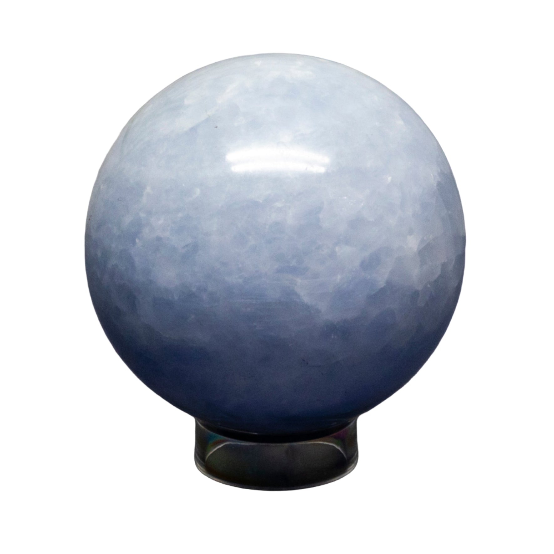 Blue Calcite Spheres 72-93mm - SJB-DIAMOND ELITES