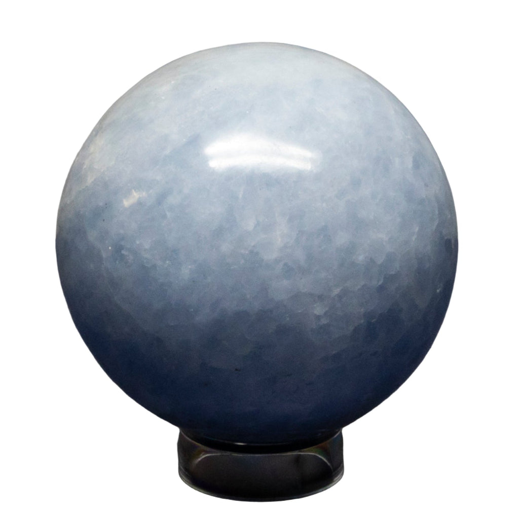 Blue Calcite Spheres 72-93mm - SJB-DIAMOND ELITES