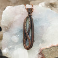 Blue Kyanite Wire Wrap Crystal Pendant - SJB-DIAMOND ELITES