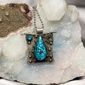 Blue Magnesite On 925 Silver Pendant - SJB-DIAMOND ELITES