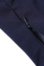 Chic Blue Oh So Glam Belted Wide Leg Jumpsuit