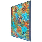 Om Chakra Tapestry Wall Hanging Yoga Meditation Decor BandsCo Straps