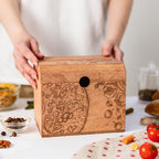 Wooden Recipe Box – Pizza Lovers Edition - SJB-DIAMOND ELITES