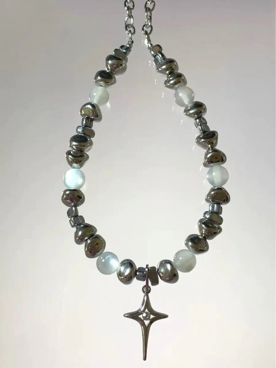 Punk Cross Star Pendant Necklaces Lootquake LLC