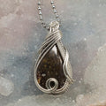 Brecciated Jasper Wire Wrap Crystal Pendant - Grounding - SJB-DIAMOND ELITES