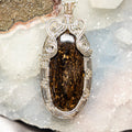 Bronzite Wire Wrap Crystal Pendant - SJB-DIAMOND ELITES