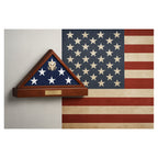 Flag Connections, American Burial Flag Case, Casket Flag Case The Military Gift Store