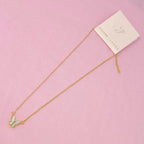 Golden Shell Butterfly Necklace