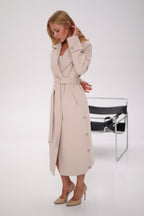 Camille Cashmere Blend Coat in Beige - SJB-DIAMOND ELITES