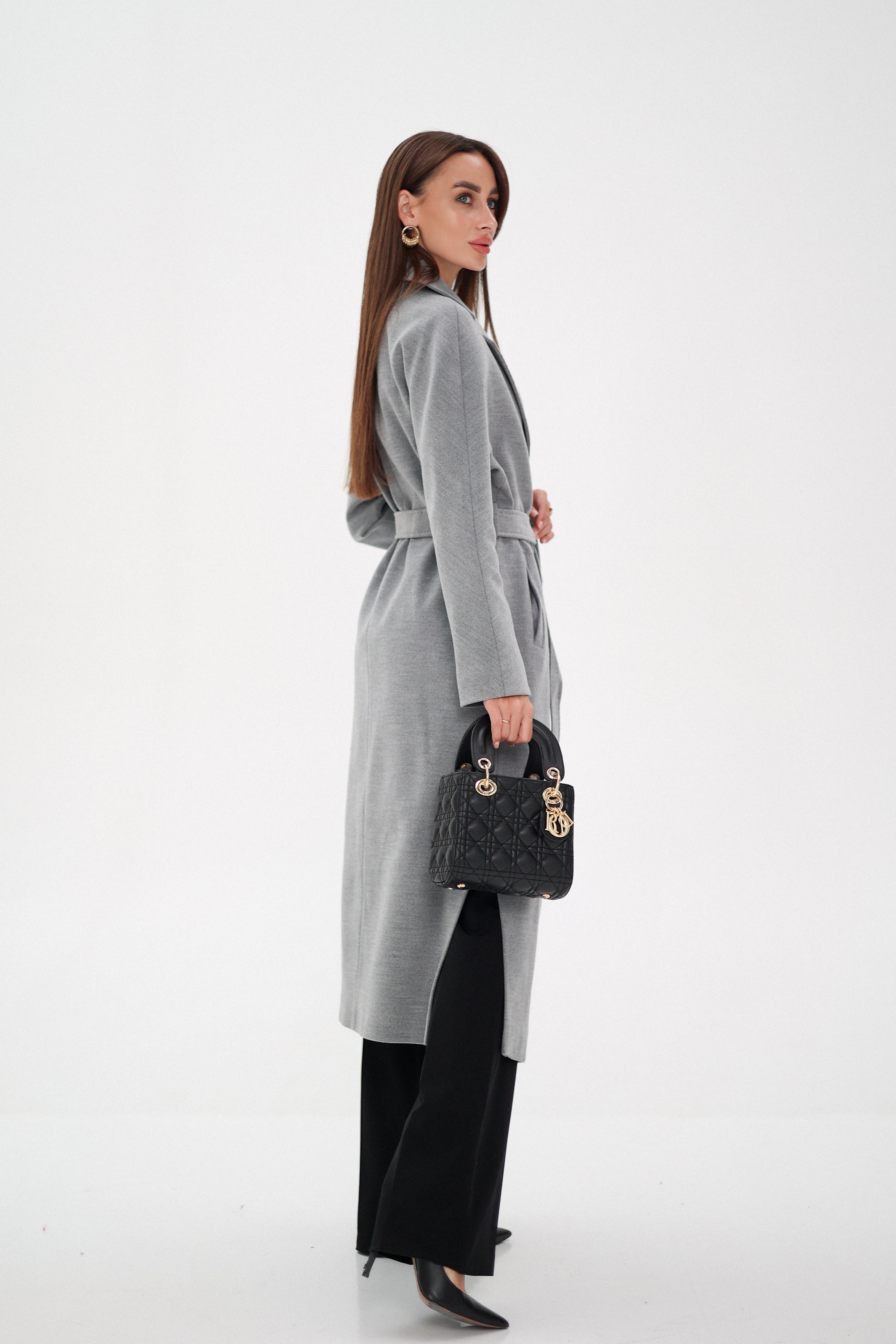 Pre-Order. Re-Stock Ships February 2026. Cambridge Comfort Wraparound Wool Cashmere Coat - SJB-DIAMOND ELITES
