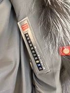 Roma Genuine Silver Fox Fur Rabbit Fur Insulated Parka in Red Alaska® Outerwear Company