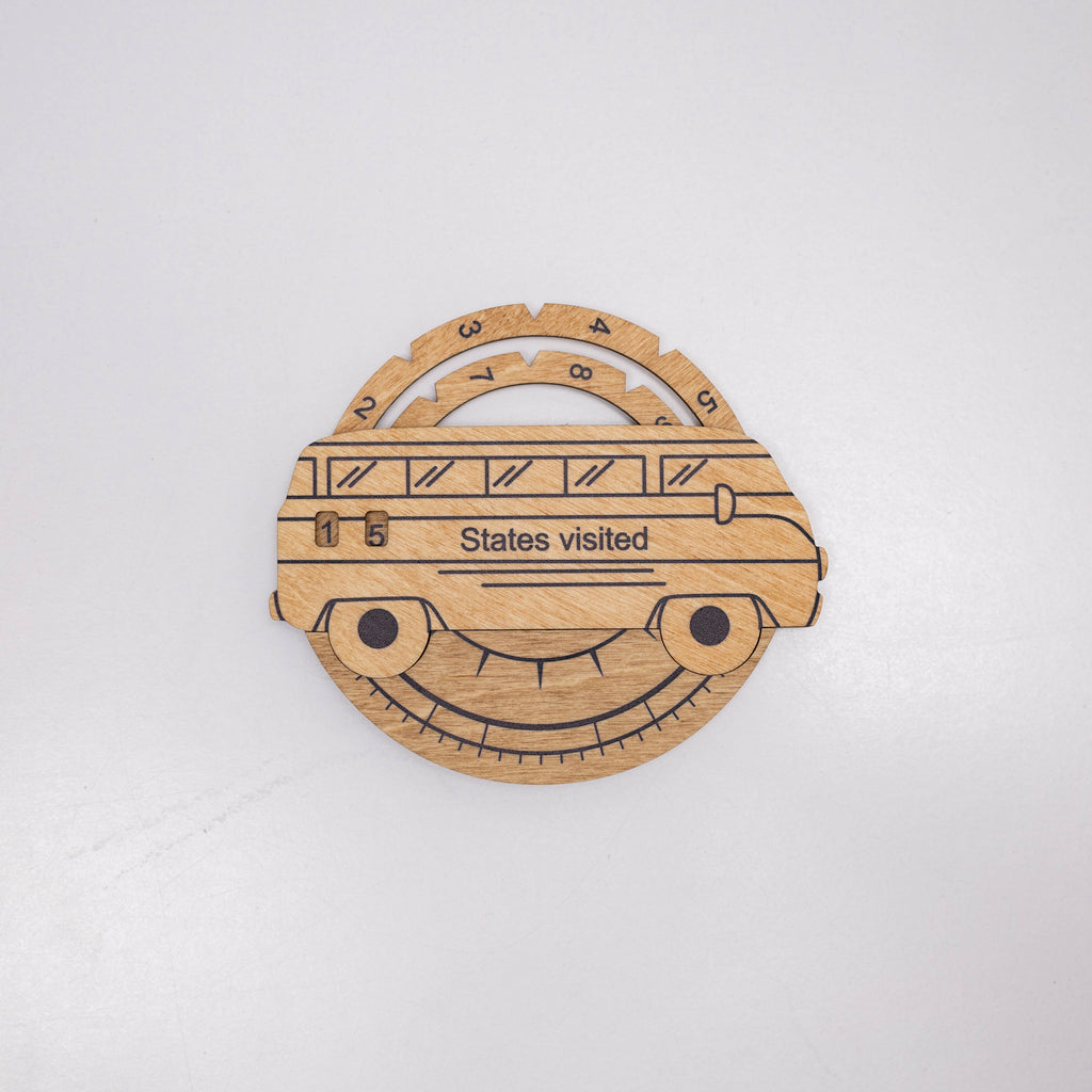Travel Tracker 3D Wooden USA Map –  Gold - SJB-DIAMOND ELITES