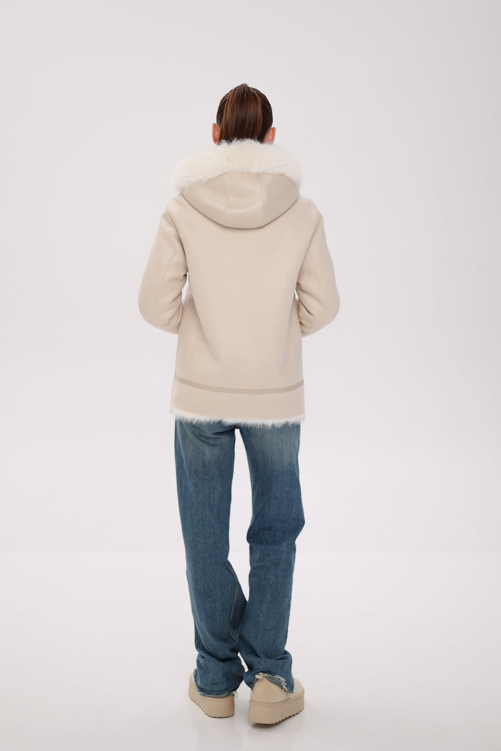 ⇆ Reversible Hooded Wool Blend Jacket - SJB-DIAMOND ELITES