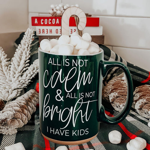 Christmas Ceramic Coffee Mug Double-Sided Snarky Holiday Gift Funny Santa Mug BandsCo Straps