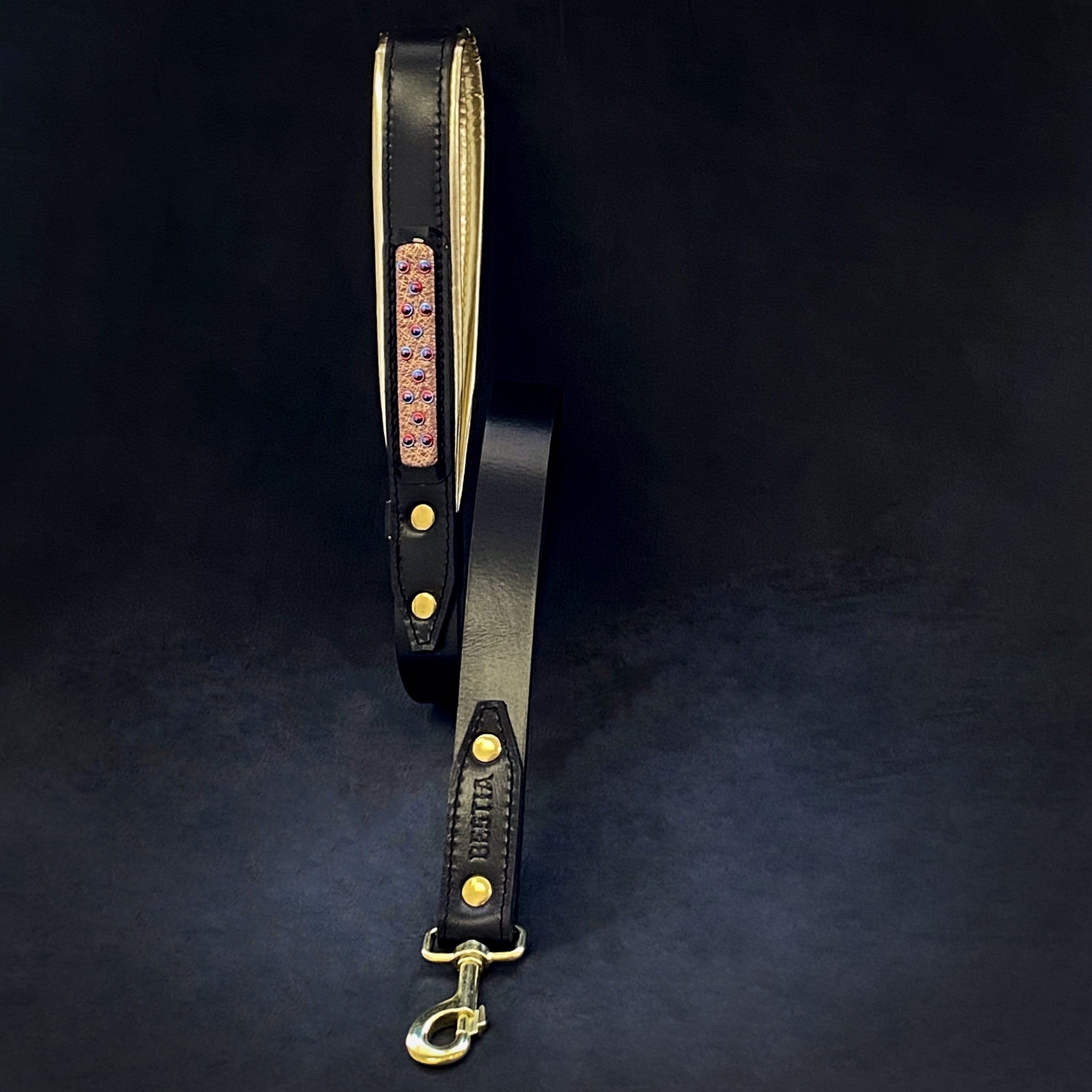 The Candy Dog Leash Black - SJB-DIAMOND ELITES