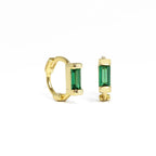 Color Zircon Earrings For Women 925 Sterling Silver Earrings Hoops Pendientes Plata Piercing Gold Jewelry - SJB-DIAMOND ELITES