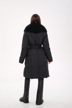 Genuine Lama Fur Premium Down Coat - SJB-DIAMOND ELITES