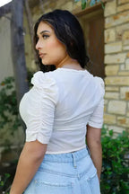Mesh Button-Up Crop Top with Self-Tie Detail | Femstylo