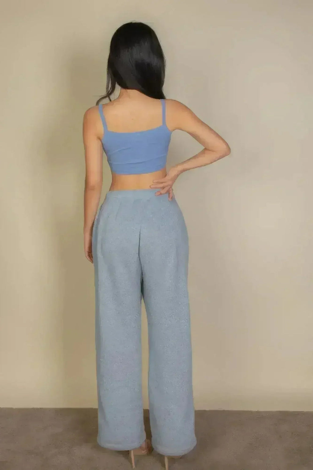 Ribbed Knit Cami Crop Top - SJB-DIAMOND ELITES