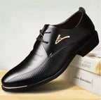 Men's Business Dress Shoes - Stylish Pointed Leather Shoes