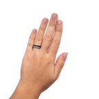 Ebony Champagne Ring KingdomWear