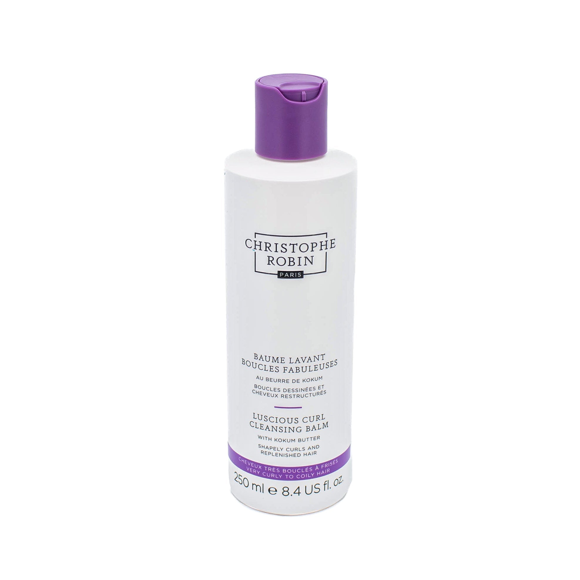CHRISTOPHE ROBIN Luscious Curl Cleansing Balm with Kokum Butter 8.4oz - New This is Beauty US