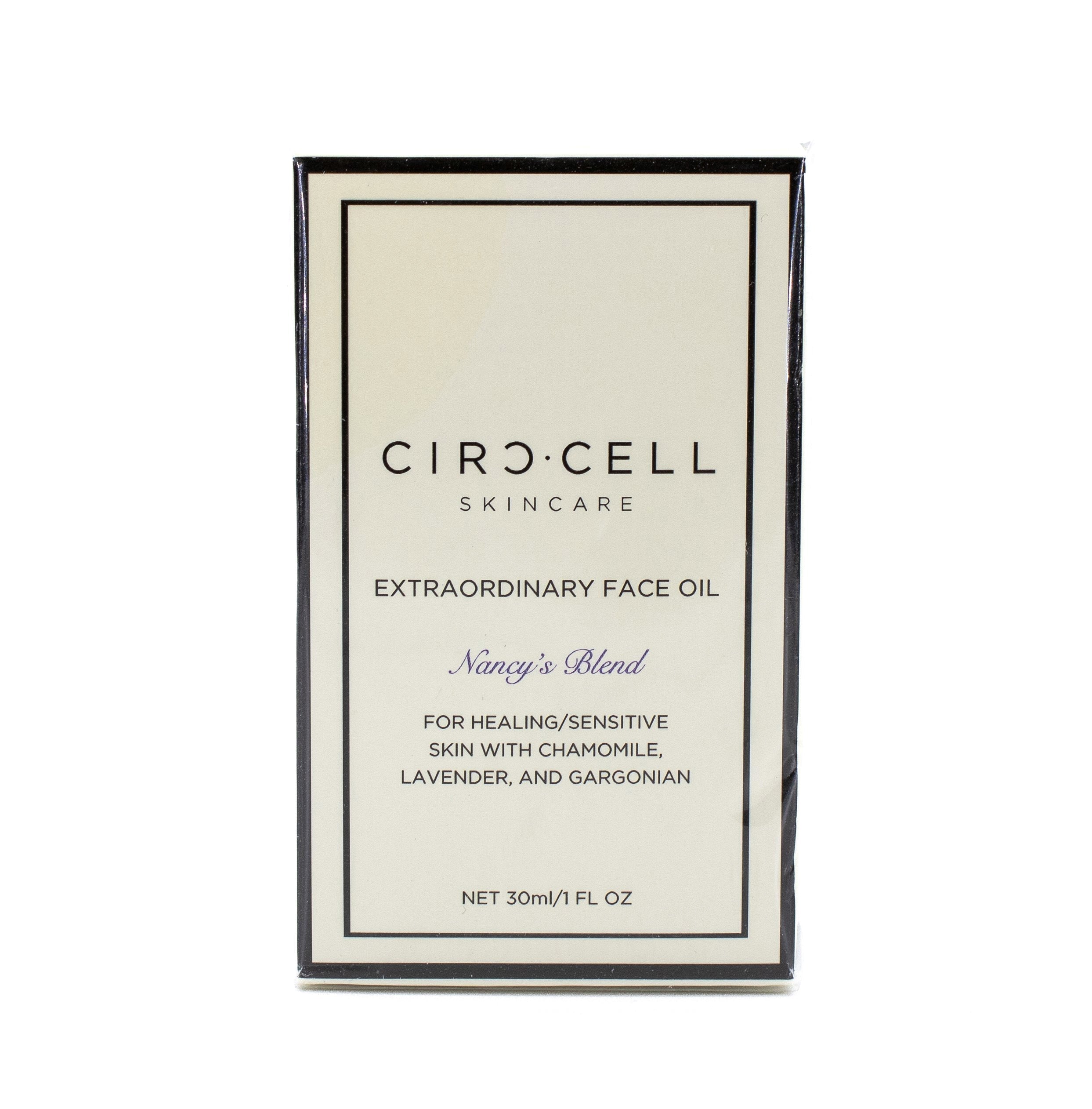 CIRC-CELL Extraordinary Face Oil Nancy's Blend for Healing/Sensitive Skin 1oz - Imperfect Box This is Beauty US