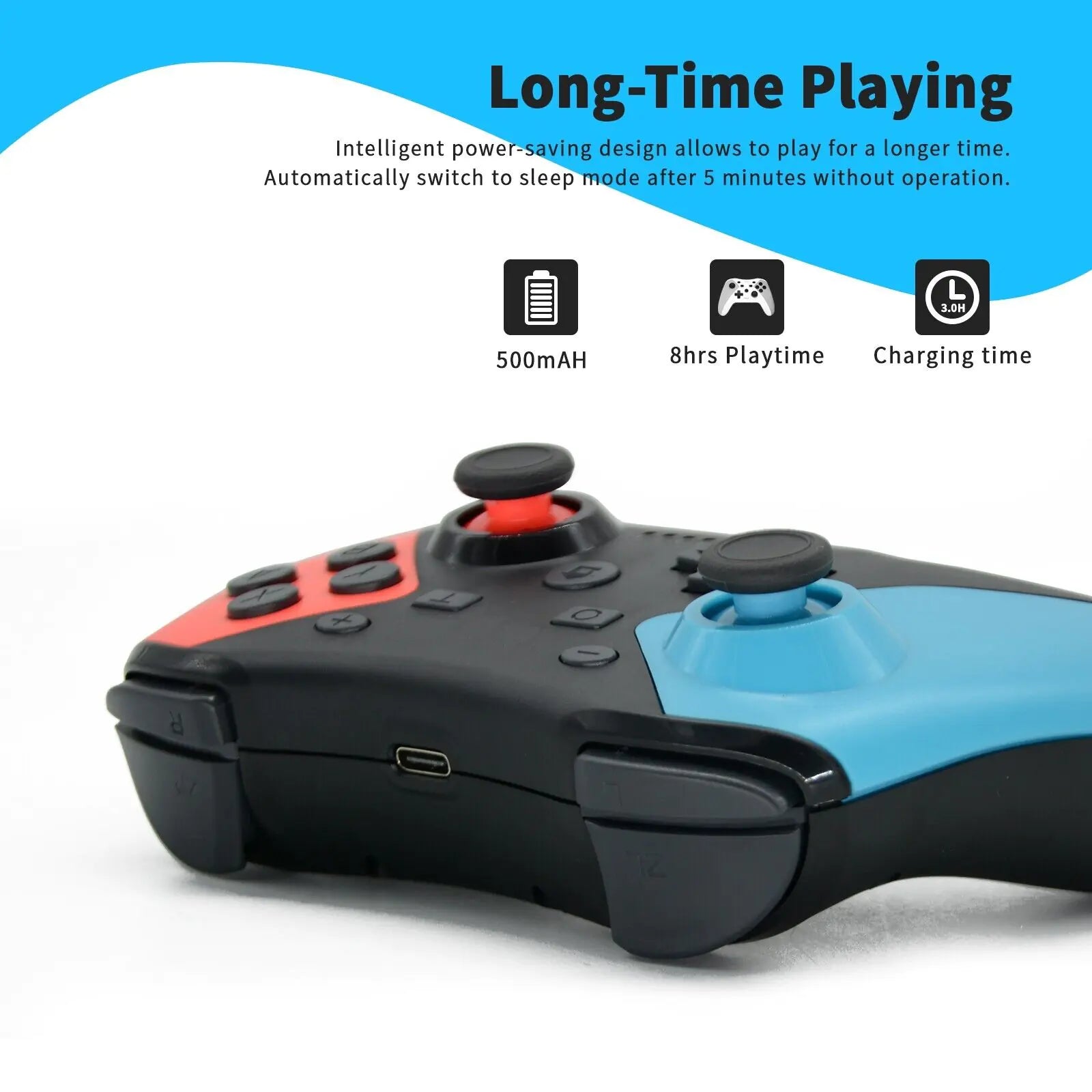 For Nintendo Switch Wireless Pro Controller Gamepad Joypad Joystick Remote Gift Pi-Mart