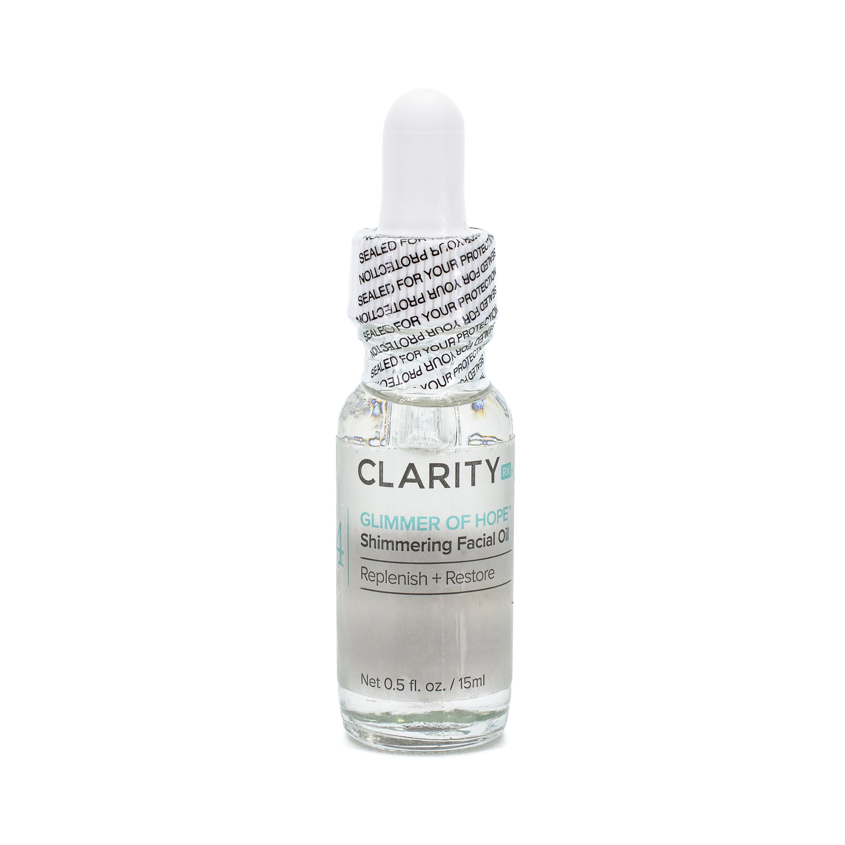 CLARITY RX Glimmer Of Hope Shimmering Facial Oil 0.5oz - Missing Box This is Beauty US