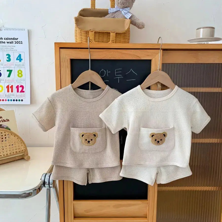 Bear Waffle Toddler Set Pi-Mart