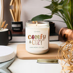 Pumpkin Spice Soy Candle 9oz Jar, Vanilla Whipped Cream Cinnamon BandsCo Straps