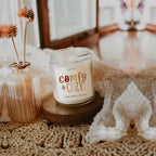 Pumpkin Spice Soy Candle 9oz Jar, Vanilla Whipped Cream Cinnamon BandsCo Straps
