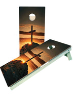 Cross Jesus Cornhole Boards - SJB-DIAMOND ELITES