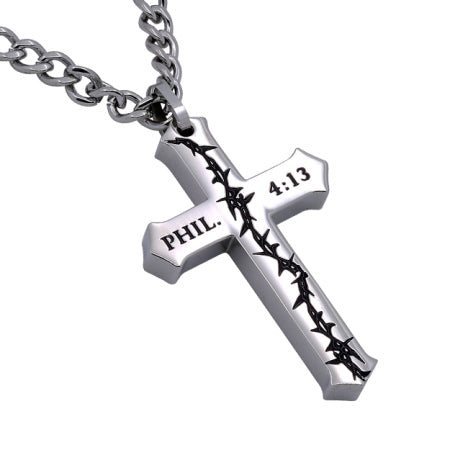 Crucified Cross Necklace KingdomWear