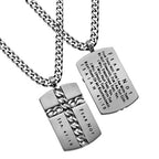 Silver Chain Cross Necklace KingdomWear