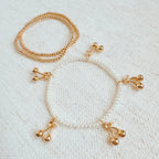 Cherry Dangle Stretch Bracelet Set Of 3