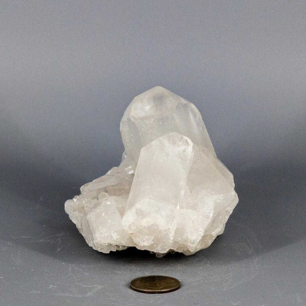 Clear Quartz Crystal Cluster: 'HQ' Healing Stone