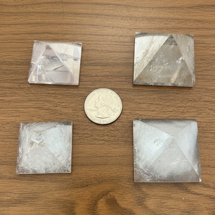 Clear Quartz Crystal Pyramid - Natural Stone Energy Amplifier One-of-a-Kind Crystal Destiny