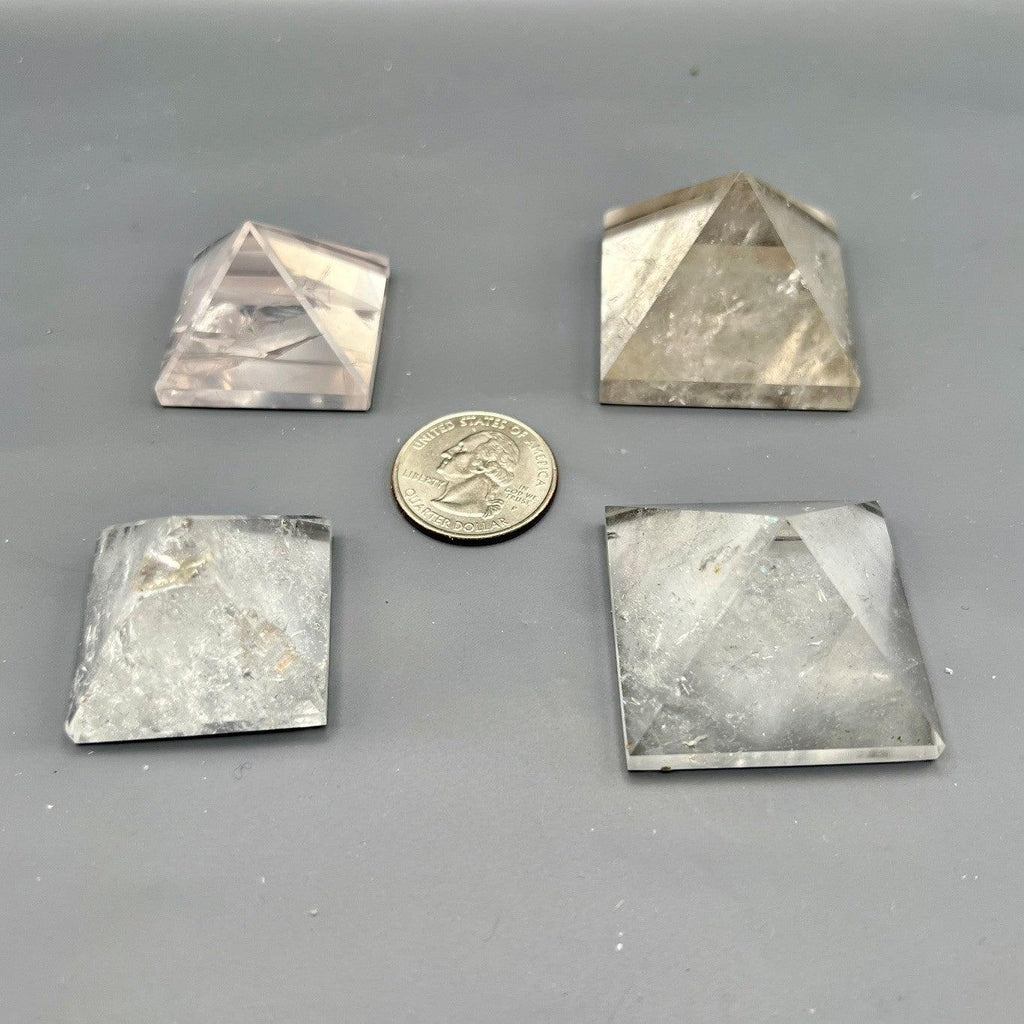 Clear Quartz Crystal Pyramid - Natural Stone Energy Amplifier One-of-a-Kind Crystal Destiny