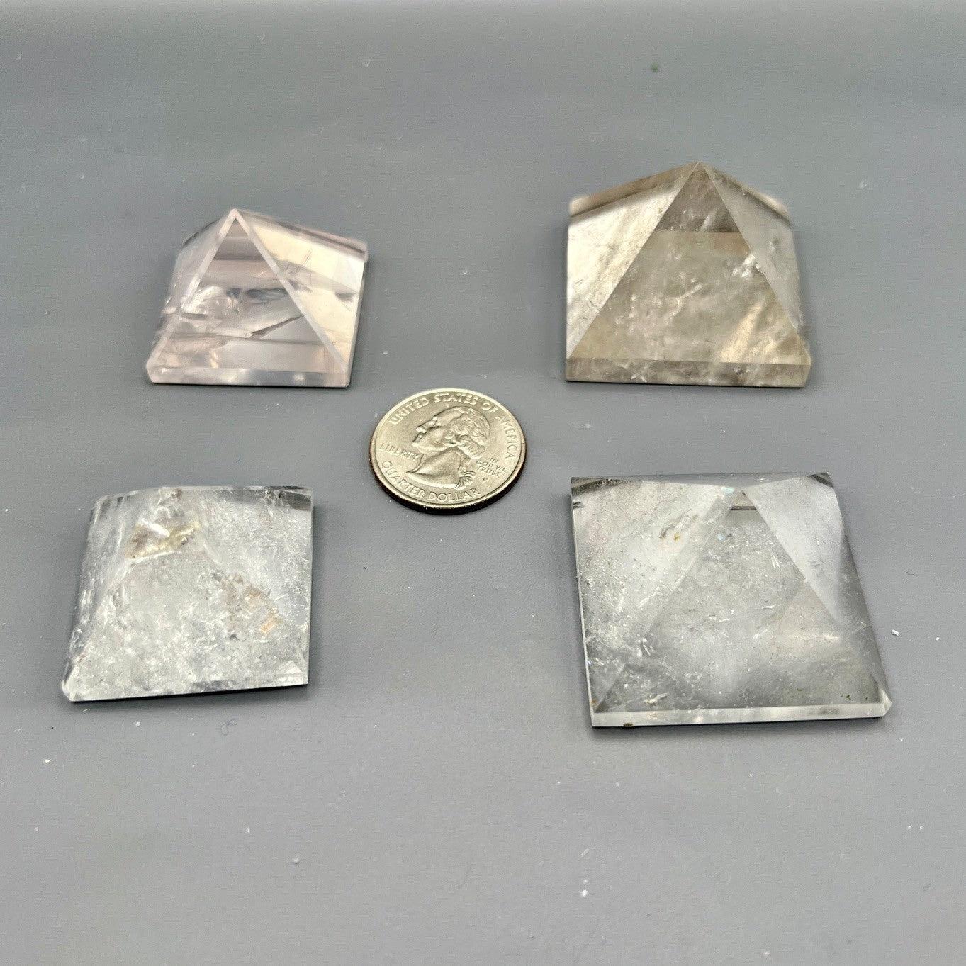 Clear Quartz Crystal Pyramid - Natural Stone Energy Amplifier One-of-a-Kind Crystal Destiny