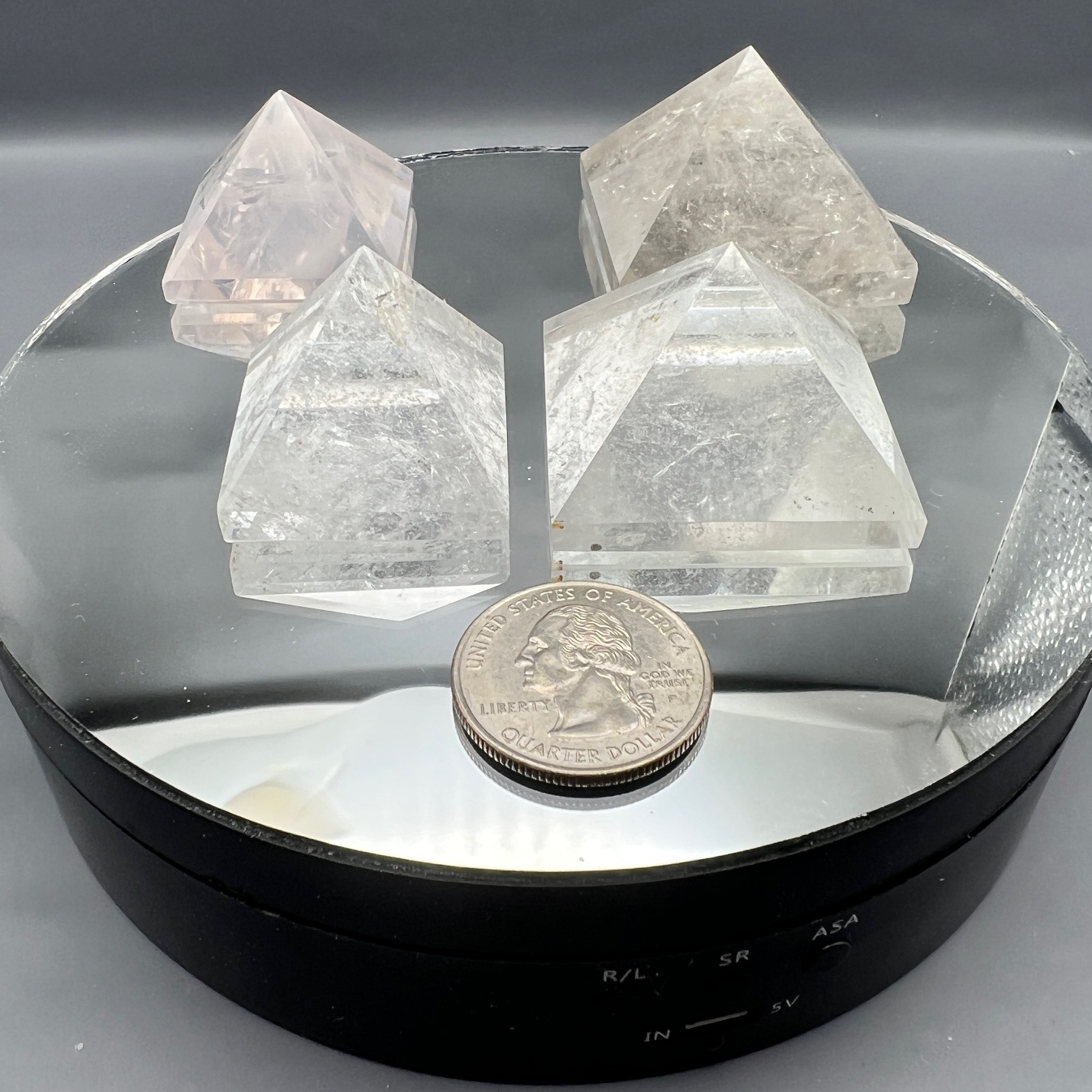 Clear Quartz Crystal Pyramid - Natural Stone Energy Amplifier One-of-a-Kind Crystal Destiny