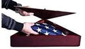 Flag Frames with Stand - Cherry Finish The Military Gift Store