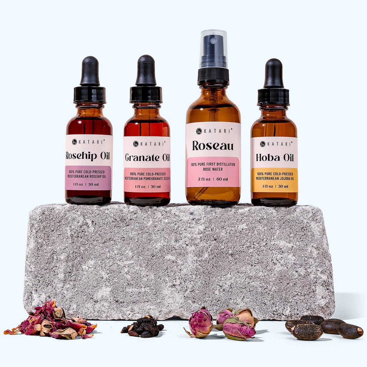 Travel Kits – 4 Travel Rituals for Face & Hair Katari Beauty