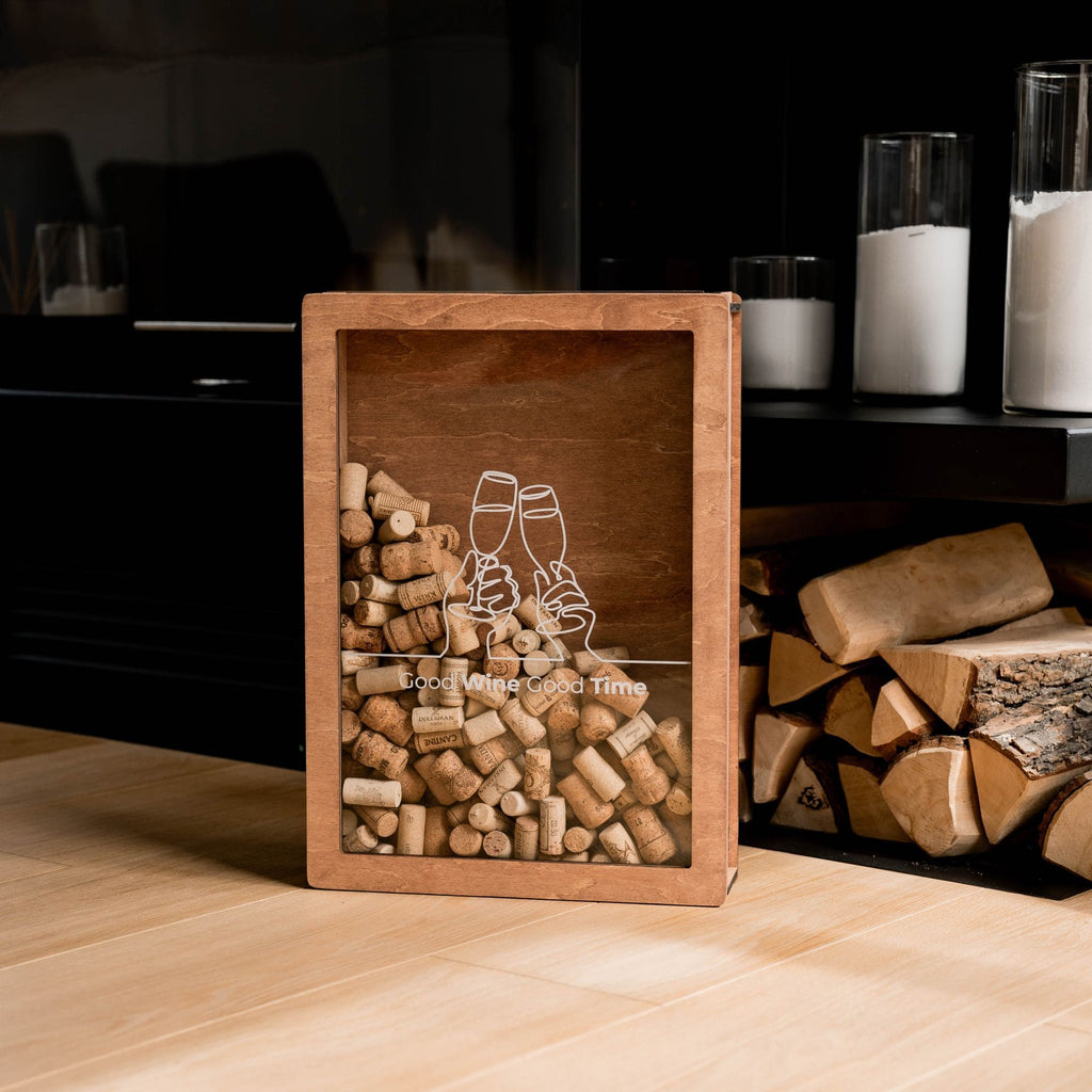 Wine Cork Box – Good Wine, Good Time - SJB-DIAMOND ELITES