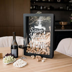 Wine Cork Box – Save Water, Drink Wine - SJB-DIAMOND ELITES